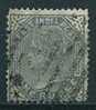 Indien  1874/76  Q. Victoria 1 Rupie Grau  Mi-Nr.30  Gestempelt / Used - 1882-1901 Impero