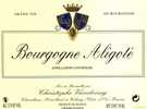 Etiquette Neuve Vin De Bourgogne - Aligoté - Vaudoisey - Bourgogne