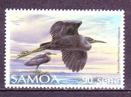 Samoa 1989 MiNr. 675 Birds Pacific Reef Heron 1v MNH** 1,30 € - Cigognes & échassiers