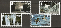 South Georgia 2011 MiNr. 533 - 536  Süd-Georgien Birds 4v MNH** 13,50 € - Palmípedos Marinos