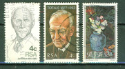 1975 - Maréchal Smuts - Professeur Du Toit - AFRIQUE DU SUD -  Pois De Senteur, Tableau De Wenning - N° 383-415-474 - Used Stamps