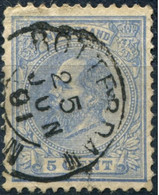 Pays : 384  (Pays-Bas : Guillaume III)   Yvert Et Tellier N° :   19 (o) [12½ ] - Usados