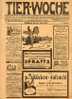 Zeitung Journal Tier-Woche Strasbourg 18-06-1914 En Allemand - Animal Animaux Vieilles Pub - Coq Faisan Vache élévage - Autres & Non Classés