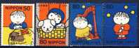 #Japan 2000. Letter Writing Day.  Michel 2994,95,99 + 3002. Cancelled(o) - Oblitérés