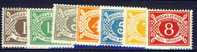 #Ireland 1971. Due. Michel 15-21. MNH(**) - Timbres-taxe