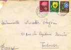 Lettre De Neufchatel Pour Toulouse Avec N° 617,618 Et 619 - Covers & Documents