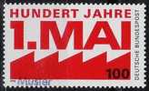 Specimen, Germany Sc1599 Labor Day (Muster, Muestra, Mihon) - ILO