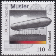 Specimen, Germany Sc2093 Aviation, First Zeppelin Flight Centenary - Zeppelin