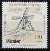 Specimen, Germany ScB823 Windmill (Muster, Muestra, Mihon) - Mühlen