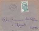 BAFIA CAMEROUN 1957 AFRIQUE ANCIENNE COLONIE FRANÇAISE LETTRE PAR AVION DESTINATION LA FRANCE A MARSEILLE MARCOPHILIE - Lettres & Documents