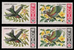 St. Lucia 1969 Mi.No. 233 - 236 Birds  4v MNH** 5,00 € - Perroquets & Tropicaux
