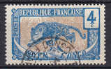 French Moyen Congo 1907 Mi. 3   4 C Leopard - Autres & Non Classés