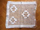 NAPPERON BLANC En DENTELLE CROCHET (à Terminer) - Laces & Cloth