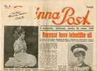 RARE!1936 SHIRLEY TEMPLE AS COVER GIRL, ESTONIAN PAPER TITLE PAGE - Zeitschriften