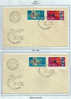 VIETNAM  DU  NORD - Yvert -  2 FDC 417/18 Dentelés Et Non Dentelés - Asien