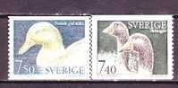 Sweden 1995 MiNr. 1878 - 1879  Schweden Sverige  Birds Ducks Farm 2v MNH** 3,20 € - Entenvögel