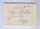 Lettre Hors Poste - LOKEREN 1832 Vers ST NICOLAES - Signé Van Laere - Port 11 Cents (Messageries)  --  B7/081 - 1830-1849 (Belgique Indépendante)