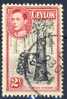 #Ceylon 1949. Rubber. Michel 230 G. Cancelled(o) - Ceylan (...-1947)