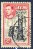 #Ceylon 1949. Rubber. Michel 230 G. Cancelled(o) - Ceylon (...-1947)