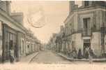 Cpa Contres Rue De Romorantin - Contres