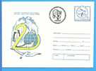 Arctic Fauna. Polar Bear, Seal, Penguin, Seagull. ROMANIA Postal Stationery Cover 1988 - Ours