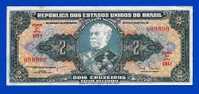 BILLET MONNAIE USAGE BRESIL AMERIQUE DU SUD 2 CRUZEIROS N°099890 ESTAMPA 2 A SERIE 181 A 2 SIGNATURES DUQUE DE CAXIAS - Brazilië