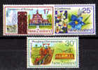 New Zeland - 1980 - N. 763 - 65 - Nuovo Non Linguellato 3 Val, Serie Non Cpl - FIORI - - Nuevos