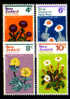 New Zeland - 1972 - N. 567 - 70 - Nuovo Non Linguellato 4 Val, Serie  Cpl - FIORI - - Nuevos