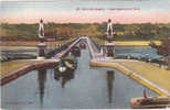 Cpa - Briare - Pont-canal - Péniches - Binnenschepen