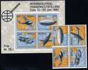 BM-Ausstellung Oslo 1980 Flugwesen Norwegen 799/2+Block 2 ** 10€ Hoja Philatic Exhibition Bloc Sheet Bf Norge Ms - Blocks & Sheetlets