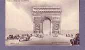 Carte à Système Optique - Paris Arc De Triomphe - Voir Par Transparence - Breveté S.G.D.G (voitures, Automobile) - Controluce