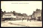 CPA  ANCIENNE- FRANCE- AUXI-LE-CHATEAU (62)- ENTREE DE LA RUE D'HESDIN-  ANIMATION- COMMERCES - Auxi Le Chateau