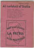 PO5211A# LIBRETTO OMAGGIO AI SOLDATI D'ITALIA - COMITATO CENTRALE ANTIBLASFEMO 1935 - Italian