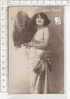 PO5307A# CINEMA CABARET - ATTRICE SOUBRETTE - NELLA REGINI - DECO - VENTAGLIO PIUME DI STRUZZO - Fot.Badodi  No VG - Cabarets