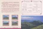 Folder 1988 Yangmingshan National Park Stamps Mount Geology Volcanic Lake Hot Spring - Thermalisme