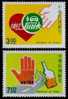 1991 Traffic Safety Stamps Liquor Crosswalk Hand Heart Car Motorbike - Motorbikes