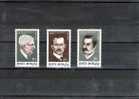 1981 PERSONNALITES ARTISTIQUES  YV= 3310/3312  MNH - Nuovi