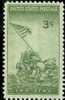 1945 USA Iwo Jima Marines Stamp Sc#929 Island Soldier Flag World War - Islands