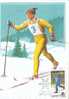 HONGRIE CARTE MAXIMUM NUM.YVERT 3136  SKI DE FOND  SPORT JEUX OLYMPIQUES 88 CALGARY - Maximum Cards & Covers