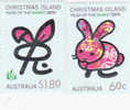 Christmas Island 2011 Year Of The Rabbit Set MNH - Christmas Island