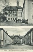 AK Gremsdorf Kloster & Wohltätigkeitsanstalt Zweibild Etage ~1910 #04 - Höchstadt