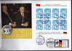 EUROPA 1989 Sowjetunion 5955 8-KB Auf FDC 82€ Friedenstaube Flagge Gorbatschow In Deutschland Sheetlet From USSR CCCP SU - FDC