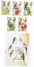 Perroquets,Parrots 2011 MNH Full Set +block - Romania - Unused Stamps