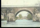 78 - POISSY - "" Une Arche Du Pont Et Le Baras Migneaux "" - BELLE CARTE COLORISEE - Poissy