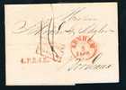 Belgique Lettre T11 "ARNHEN/*" /1837 + "L.P.B.4.R." Pour Bordeaux. - 1830-1849 (Belgica Independiente)