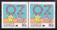 Australia 1988 Living Together 80c Performing Arts MNH Pair SG 1133 - Ungebraucht