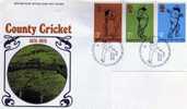 Grande-Bretagne:1973 Très Belle Fdc "100 Ans Du Règlement- Pour Les Matches Cricket" - Cricket