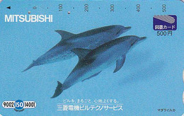 Carte JAPON - ANIMAL - DAUPHIN / Dauphins Mitsubishi - DOLPHIN JAPAN Tosho Card - DELPHIN - GOLFINO - 191 - Delfines
