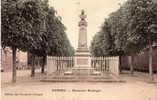 AUNEUIL (Oise) : Carte Toilée - "Monument Boulenger" - Editions Comptoirs Français - Auneuil
