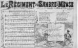 PARTITION / LE REGIMENT DE SAMBRE ET MEUSE - Musica